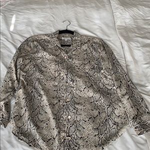 Snake skin shirt from EQUIPMENT